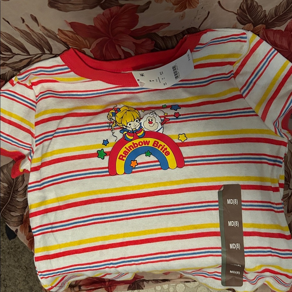 Rainbow Brite Striped T-Shirt